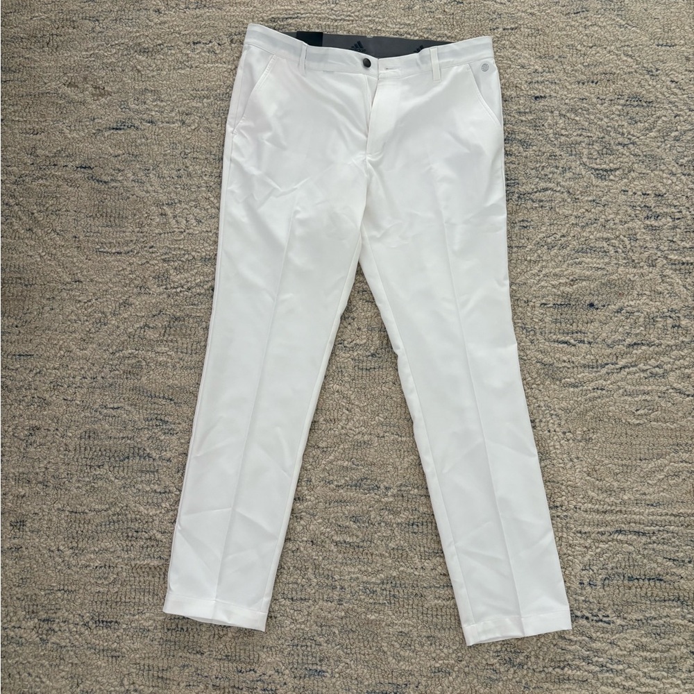 adidas Men's Crisp White Chinos for Golf